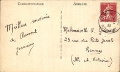 CPA Cathedrale De Clermont Ferrand Western Gate