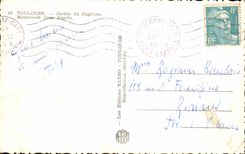 CPA Toulouse Jardin du Capitole Monument Jean Jaures