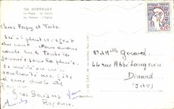 CPA Guethary the Beach the Casino the Pediment the Church