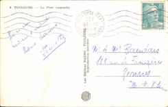 CPA Toulouse Le Pont Suspendu