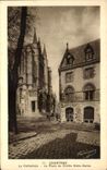 CPA Chartres the Cathedral the Place of the Notre Dame Cloister