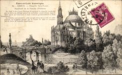 CPA Eure et Loire Historique Dreux Chapelle Saint Louis