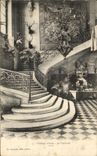 CPA Chateau d'Aret Le Vestibule Dreux Tableaux de chasse