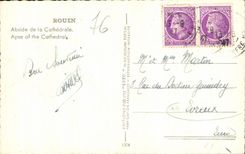 CPA Rouen Apse of the Cathedral