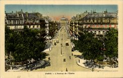CPA Paris the Avenue of Opera