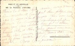 CPA Paris And Its Wonders the Pantheon