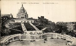 CPA Paris Le Sacre Coeur Montmartre