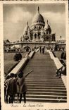 CPA Paris Le Sacre coeur Montmartre Enfants