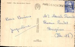 CPA Paris Le Sacre coeur Montmartre Enfants