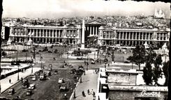 CPA Paris View of the Place of the Harmony