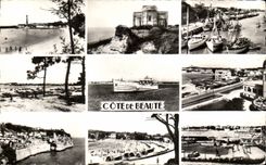 CPA Cote De Beauty St Georges de Didonne Talmont royan the port the church