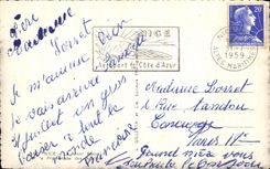 CPA Niza el montaje del boro y la caminata del ingles