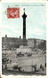 CPA Paris the Bastille And Colonne De July
