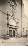CPA Toulouse Portail De L'eglise De L'adalabade