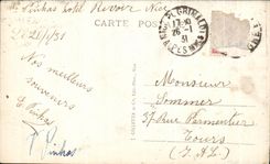 De CPA Niza del jardin 1r Rhul hotel de Albert y Palais del embarcadero