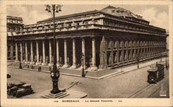CPA Bordeaux the Large Theater