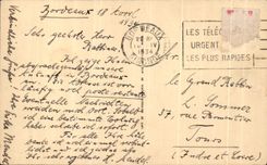 CPA Bordeaux the Large Theater