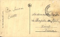 Iglesia Notre Dame de CPA Bruselas de la arena fina y jardin publico de la pequena arena fina