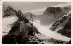 CPA Chamonix Mountain of Large Jorasses seen of the Hut of Couverele