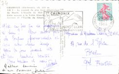 CPA Chamonix At the top of the most cable car