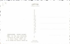 CPA Chamonix Mont Blanc the Lake Of Gaillands the needle Of the South Dome of tasting