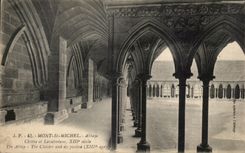 CPA Mount St Michel Cloister Abbey And Lavatorium
