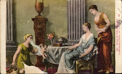 CPA Palais De Fontanebleau the Lady of pleasure