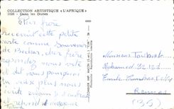 CPA Souvenir De Bechar Camel