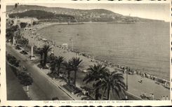 CPA Niza la caminata del ingles y del montaje del boro