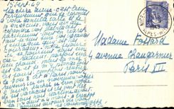 CPA Niza la caminata del ingles y del montaje del boro