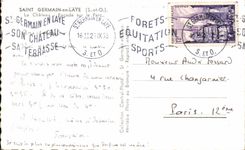 CPA Saint Germain en Laye Le Chateau Facade sur le Parc