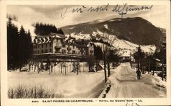 CPA Saint Pierre De Chartreuse Hotel Of Large Som
