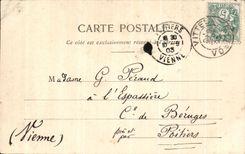 CPA Vittel a Corner of the Park and Shooting to the Pigeons