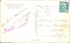 CPA Chamonix Mont Blanc Viaduct of Montenvers and I' Aiguille Thickly