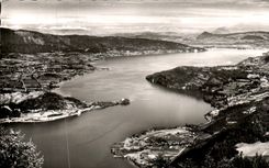 CPA the Annecy Lake seen of the Bottom of Forclaz