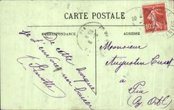 CPA Grottes De Betharram Columns in formation Stalagmite and stalactite