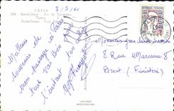 CPA Paris Sacre Coeur Arc de Triomphe Opera Notre Dame Tour Eiffel