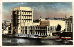 CPA Paris Fair international Paris 1937 House Of Italy Architect