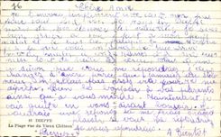 CPA Dieppe la playa vista del castillo viejo