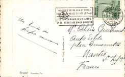 CPA Brussel Manneken Worse