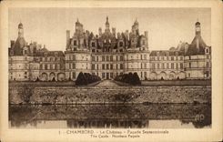 CPA Chambord Le Chateau Facade Septentrionale