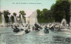 CPA Parc De Versailles Le Bassin Du Dragon