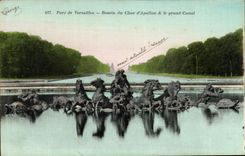 CPA Parc De Versailles Bassin Du Char D'apollon