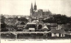 CPA Chastres the Cathedral Seen from De Cashenbach