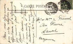 CPA Fontainebleau the Palate View Of the Castle And the pond