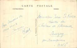 CPA Paris Train station Of North AND the Denain Boulevard