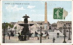 CPA Paris the Place Of the Harmony