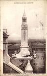 CPA ND de Lorette Notre Dame Les visiteurs sur les marches de la tour Militaria