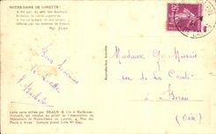 CPA ND de Lorette Vue Notre Dame La Chapelle Vue Prise Le 19 mars 1928