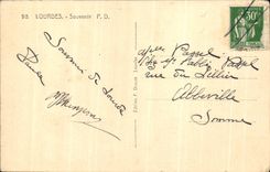 CPA With the Blessed Cave Jai Requests for you Bernadette Soubirous